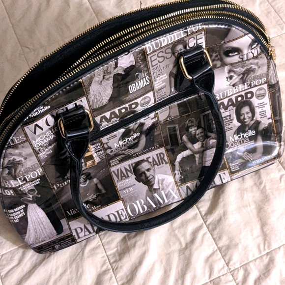 Obama Magazine Covers handbag. - Picture 4 of 9